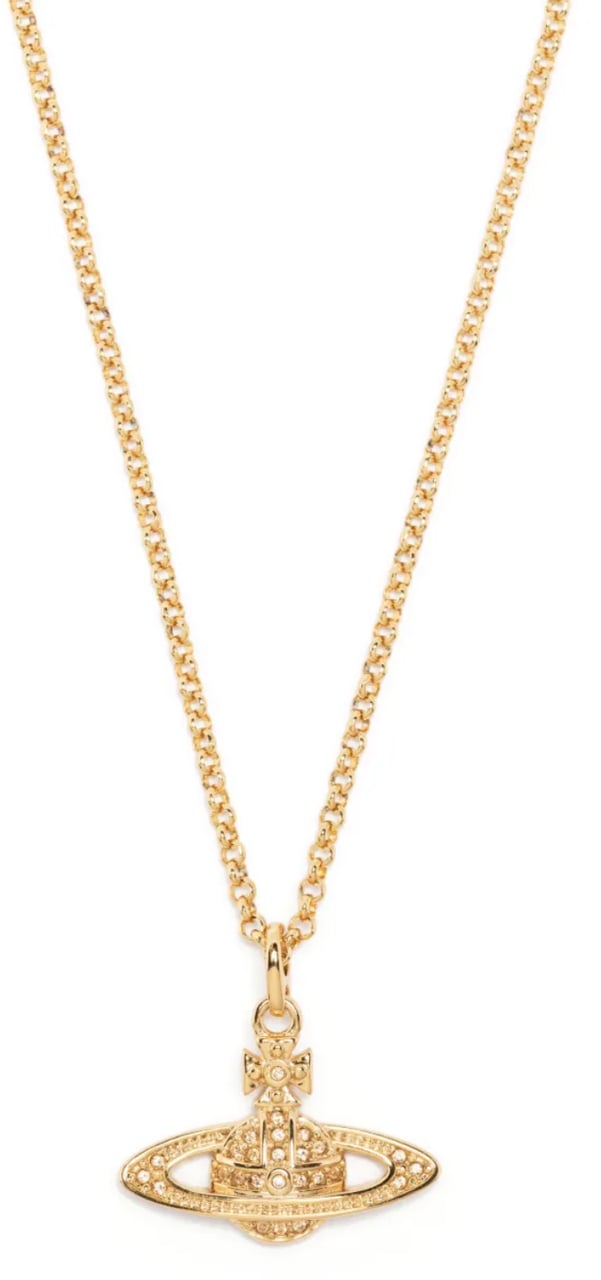 Vivienne Westwood Mini Bas Relief Pendant Gold Divers