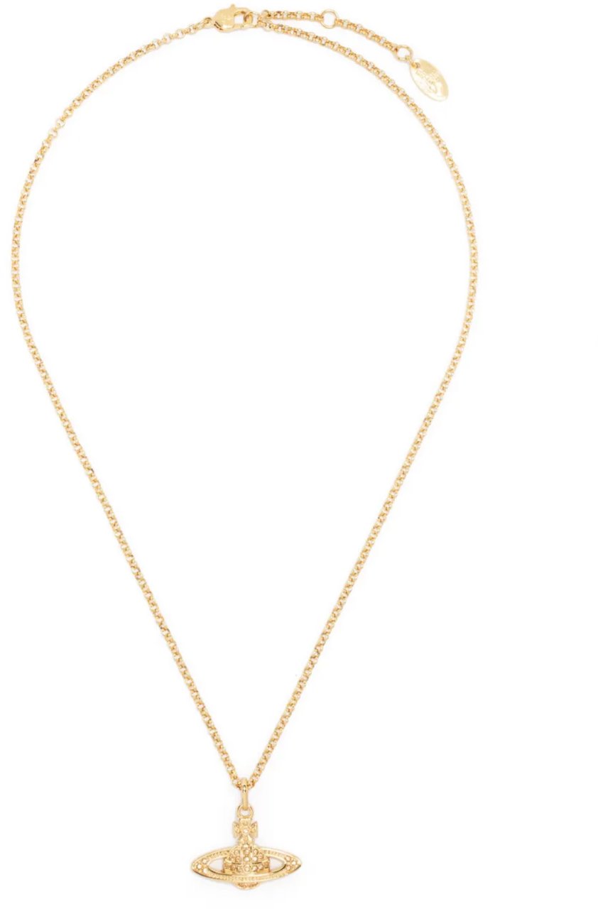 Vivienne Westwood Mini Bas Relief Pendant Gold Divers