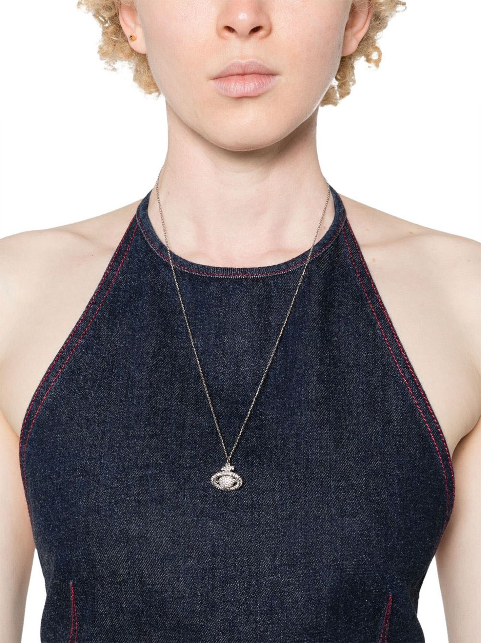 Vivienne Westwood Bijoux Platinumcrystal Zilver