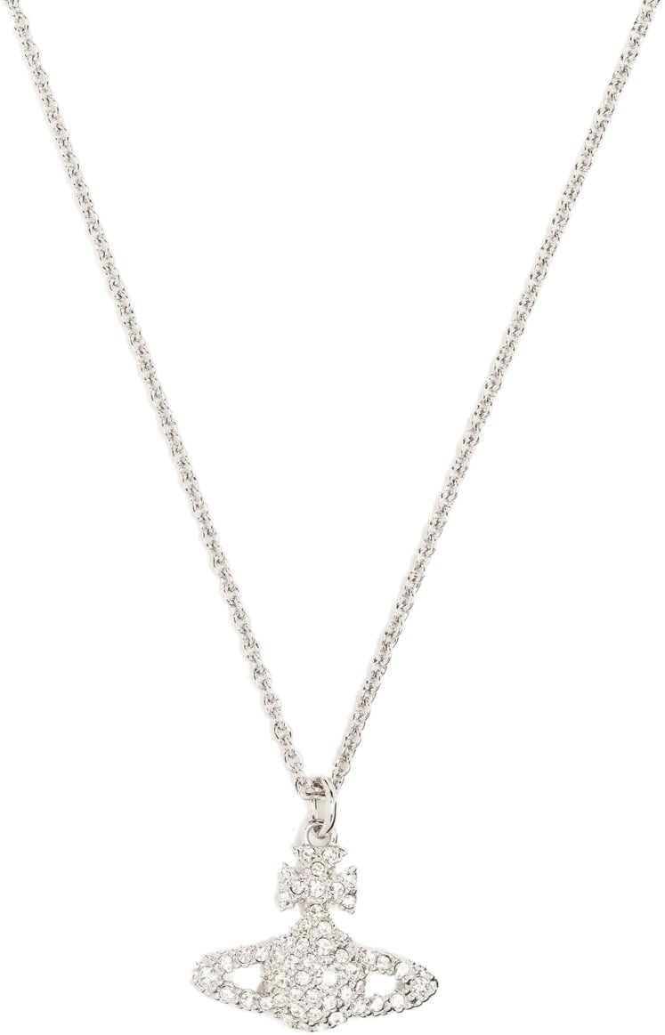 Vivienne Westwood Grace Bas Relief Pendant Platinum / Crystal Zilver