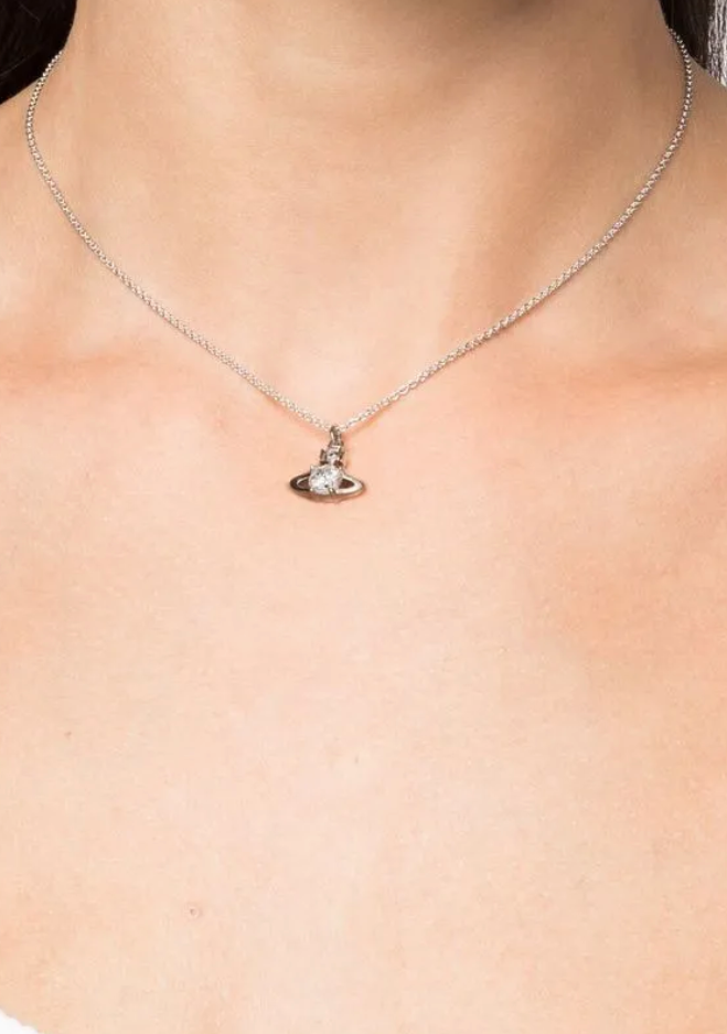 Vivienne Westwood Reina Pendant Platinum White Wit