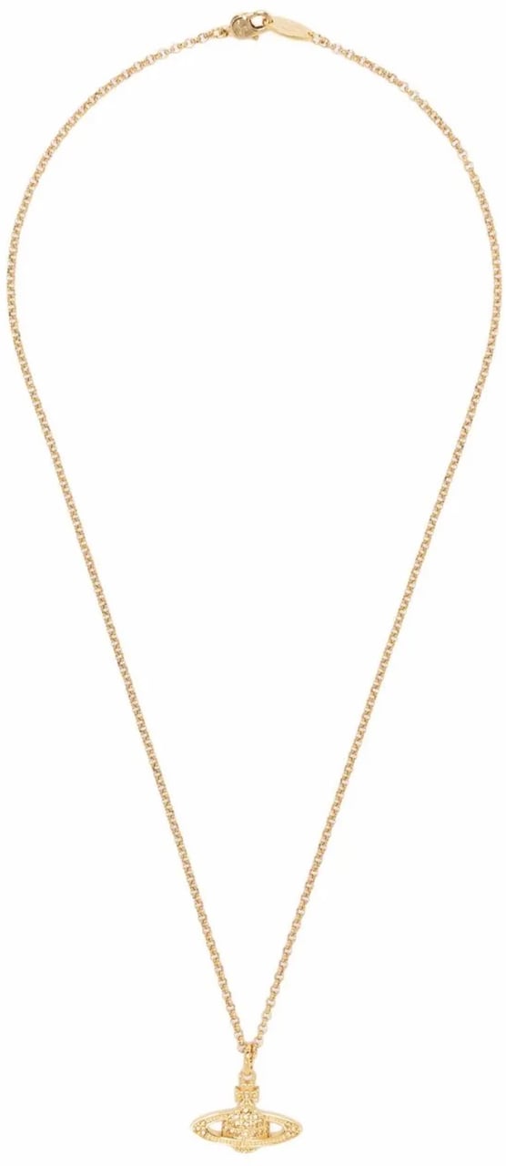 Vivienne Westwood Man. Mini Bas Relief Orb Gold Light Colorado Topaz Geel