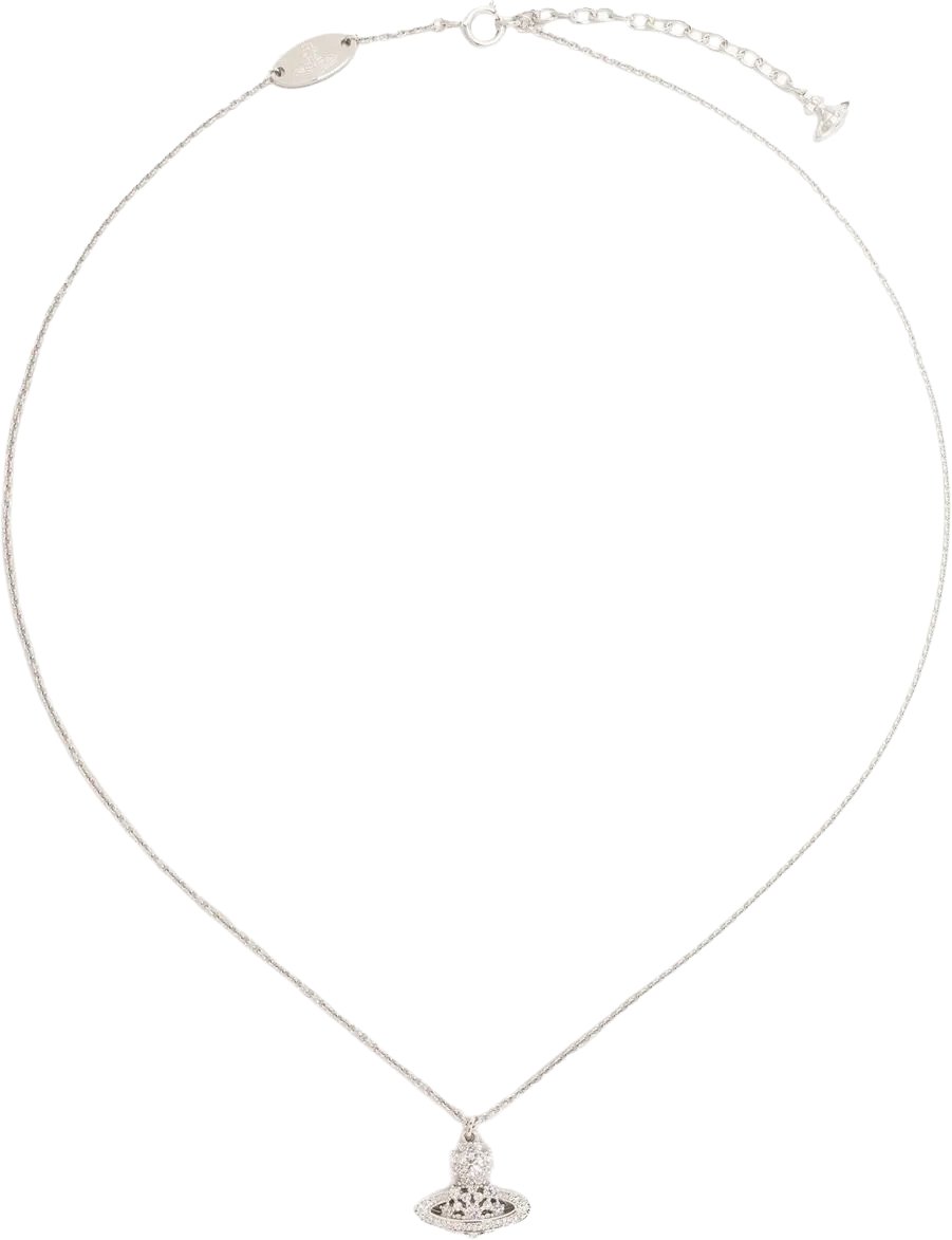Vivienne Westwood Narcissa Pendant Platinum White Wit