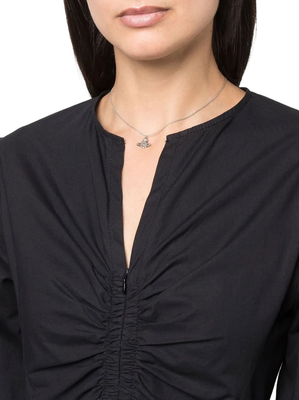 Vivienne Westwood Narcissa Pendant Platinum White Wit