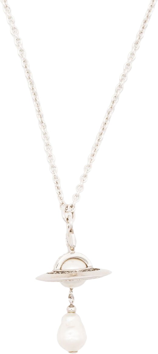 Vivienne Westwood Bijoux Platinum/Pearl Zilver
