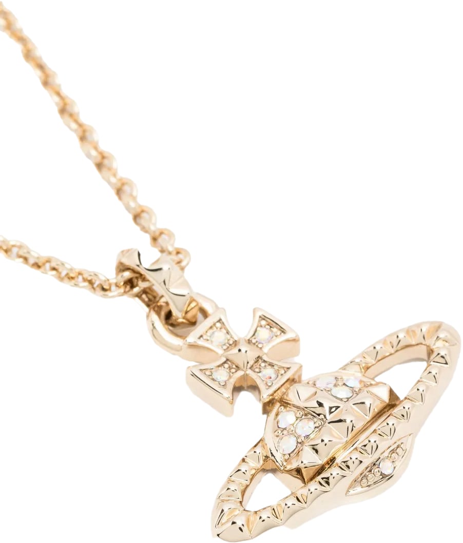 Vivienne Westwood Mayfair Bas Relief Pendant Gold / Crystal Ab Divers