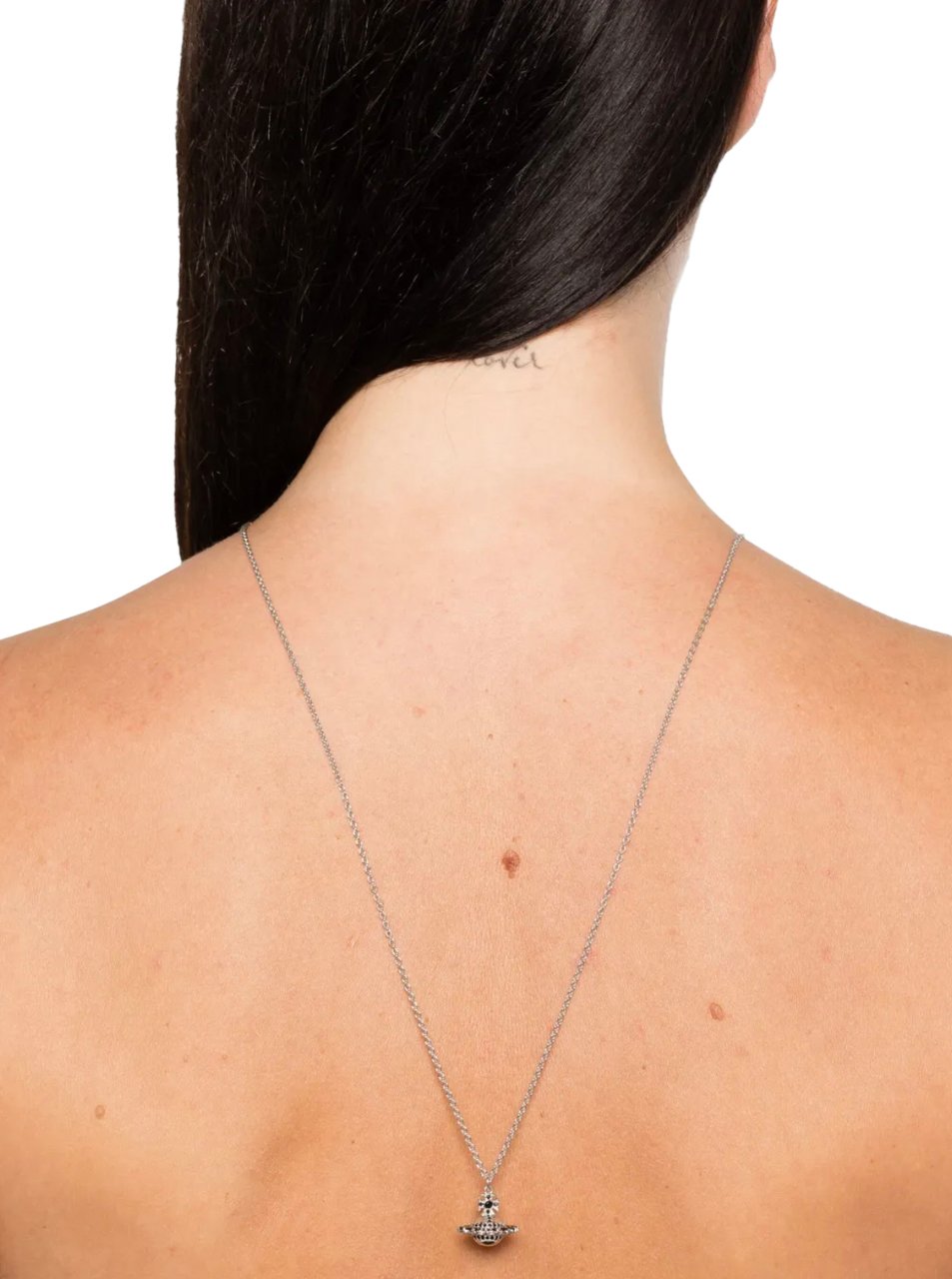 Vivienne Westwood Jordana Pendant Platinum Black Zwart