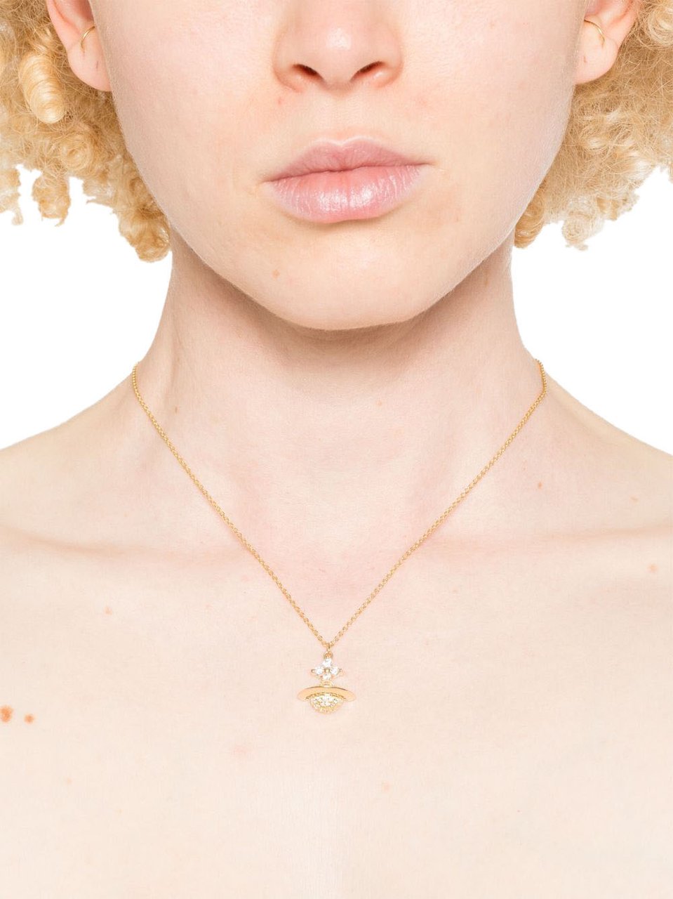 Vivienne Westwood Bijoux Goldwhite Wit