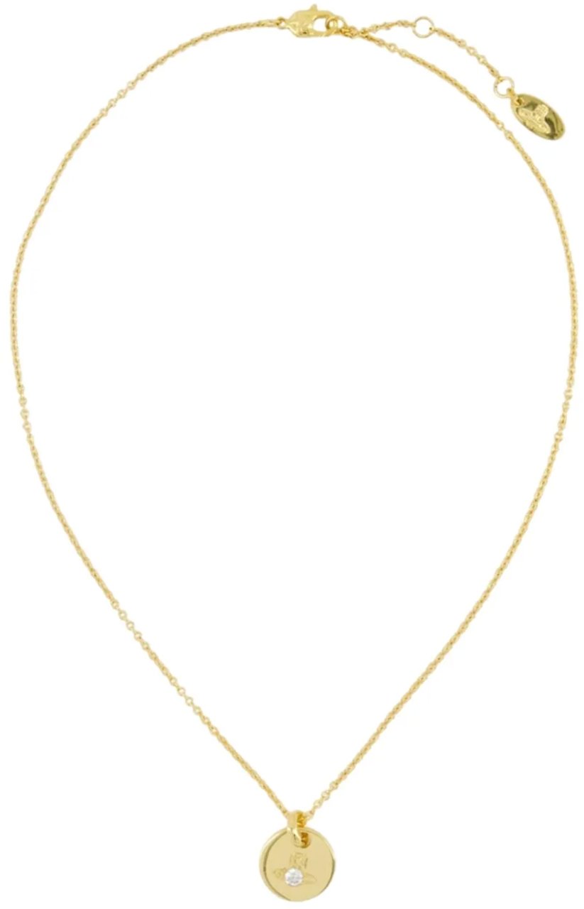 Vivienne Westwood Lewis Pendant Gold White Wit