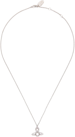 Vivienne Westwood Lee Orb Pendant Platinum White Wit