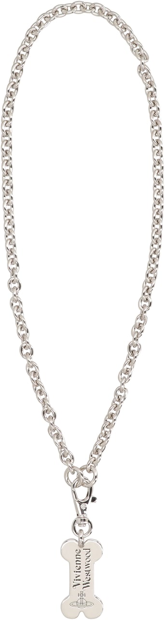 Vivienne Westwood Collar Dog Tag Pendant Zilver