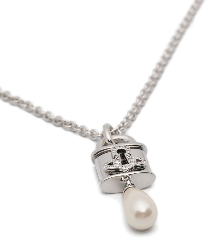 Vivienne Westwood Bijoux Platinum/Pearl Zilver