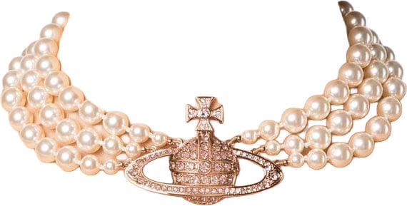 Vivienne Westwood Bijoux Pink Gold/Creamrose Roze