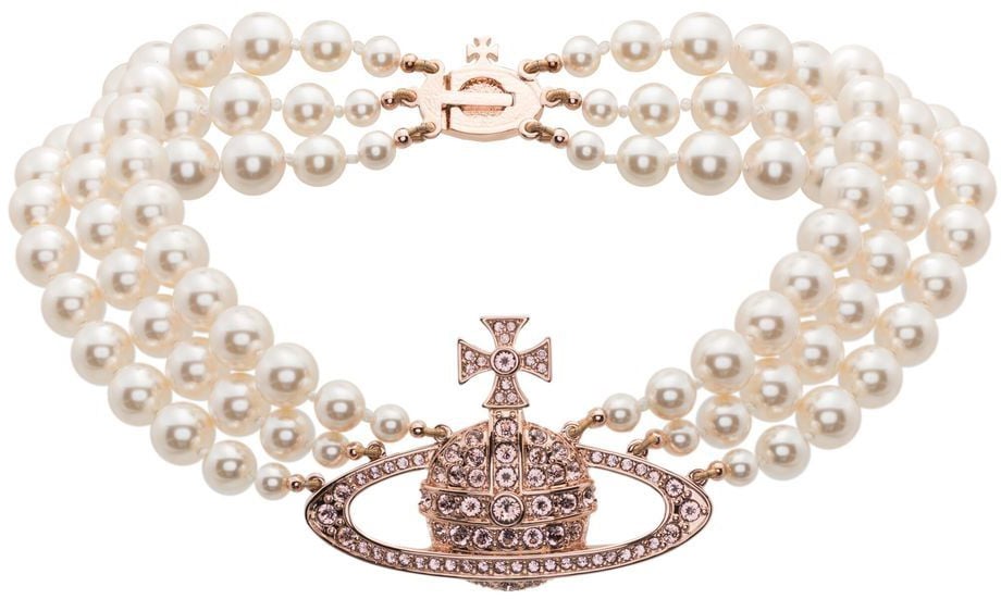 Vivienne Westwood Bijoux Pink Gold/Creamrose Roze