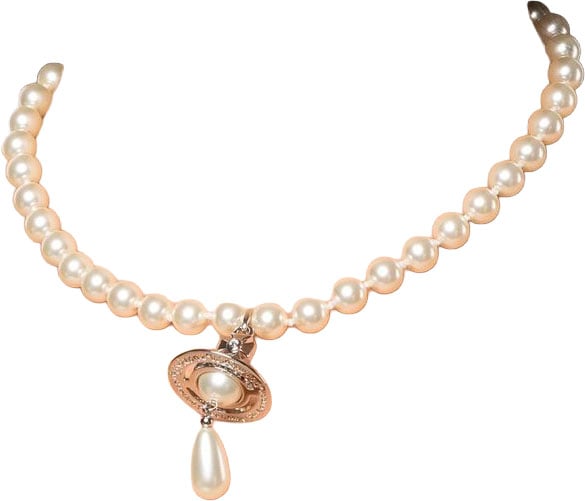 Vivienne Westwood Bijoux Platinum/Pearl Wit