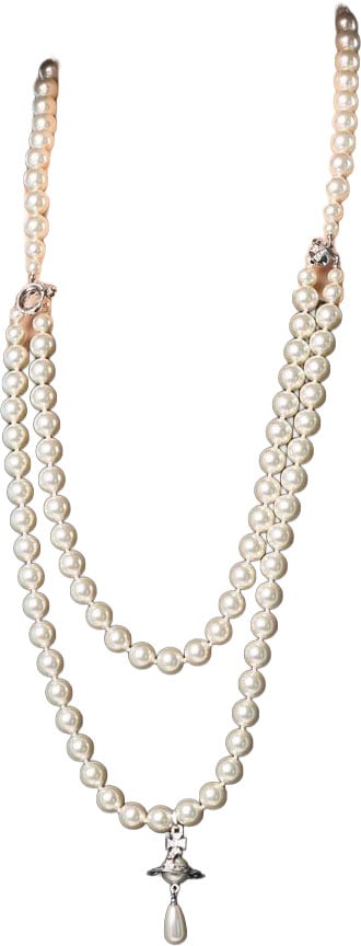 Vivienne Westwood Bijoux Platinum/Pearl Wit