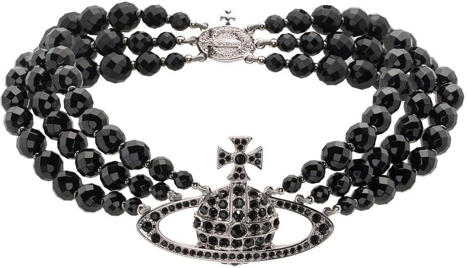 Vivienne Westwood Bijoux Platinumrutheniumblack Zwart