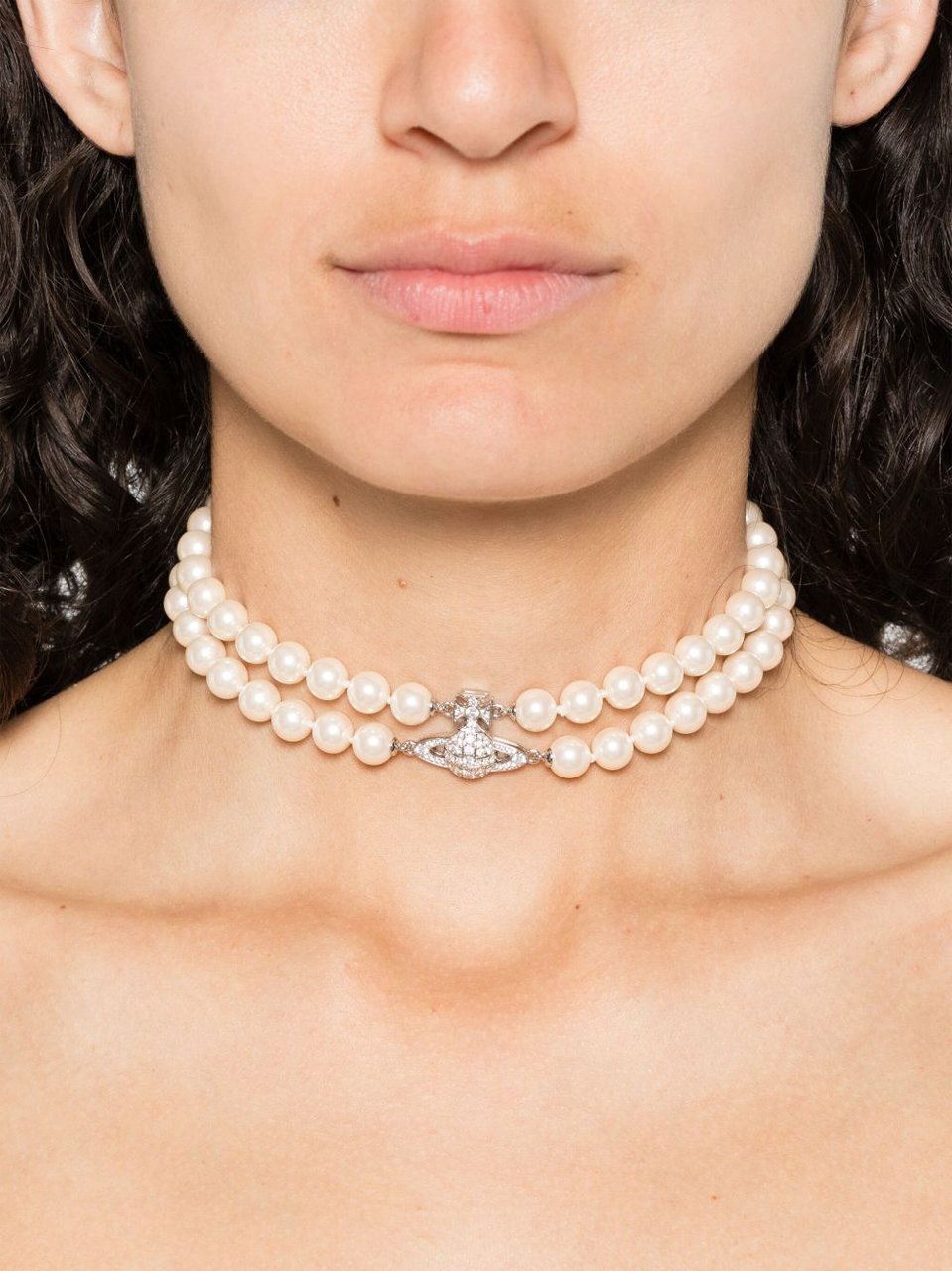 Vivienne Westwood Bijoux Platinum/Creamrose/White Wit