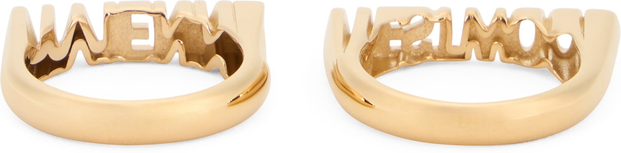 Vivienne Westwood Set of two rings Essex Goud