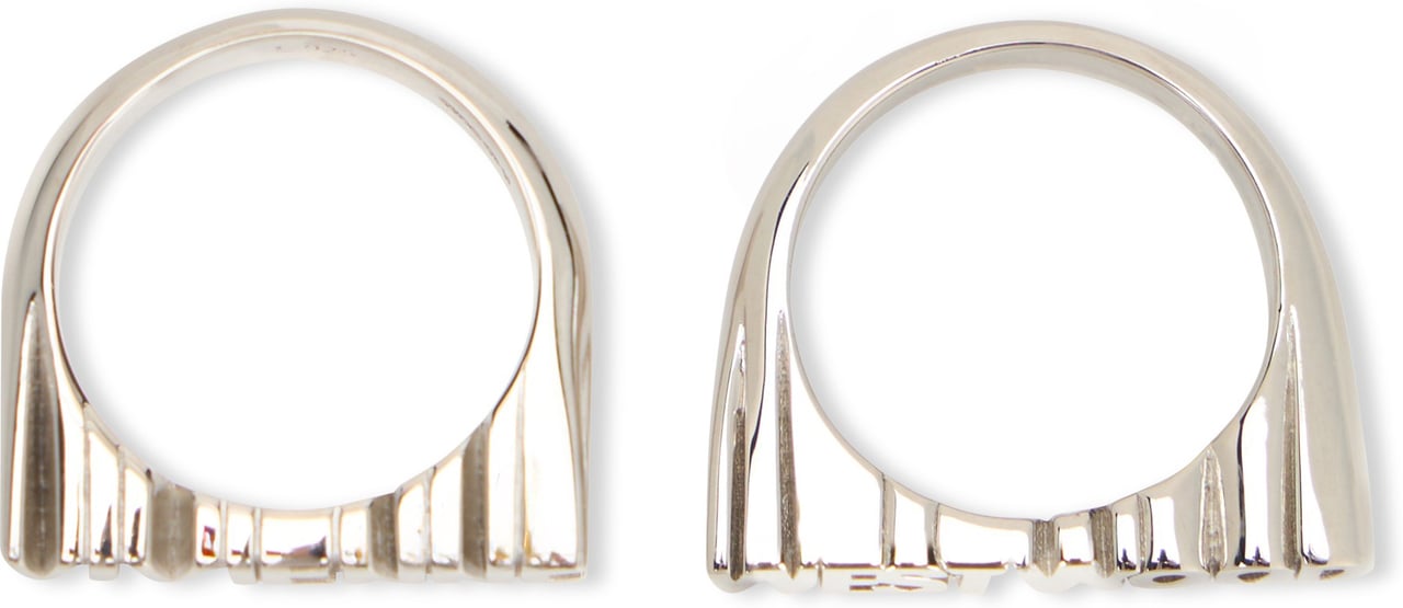 Vivienne Westwood Set of two rings Essex Zilver