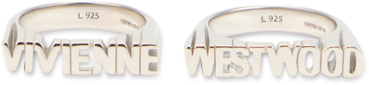 Vivienne Westwood Set of two rings Essex Zilver