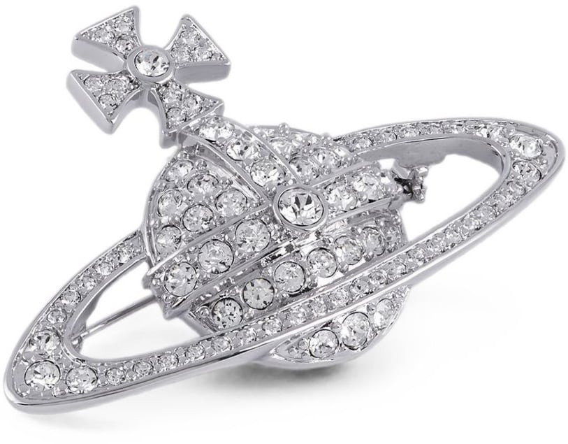 Vivienne Westwood Bijoux Platinum/Crystal Zilver