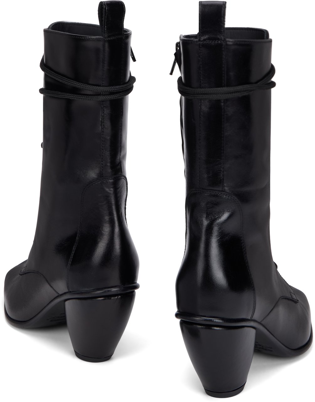 Vivienne Westwood Army Ankle Boot in Leather Zwart