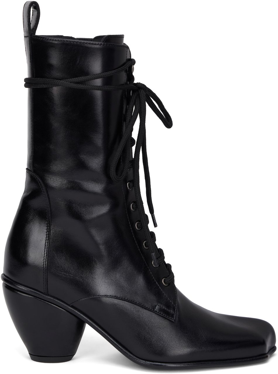 Vivienne Westwood Army Ankle Boot in Leather Zwart