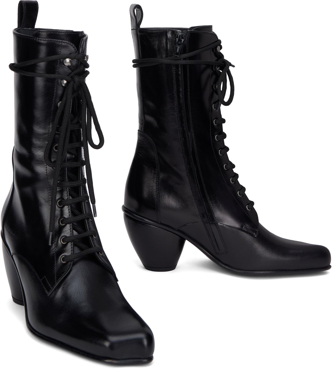 Vivienne Westwood Army Ankle Boot in Leather Zwart