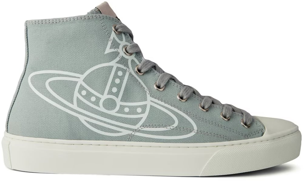 Vivienne Westwood Plimsoll Logo High-top Sneakers Grijs