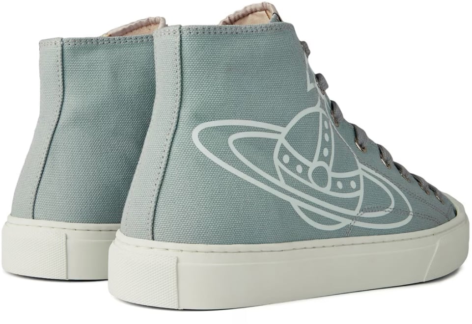 Vivienne Westwood Plimsoll Logo High-top Sneakers Grijs