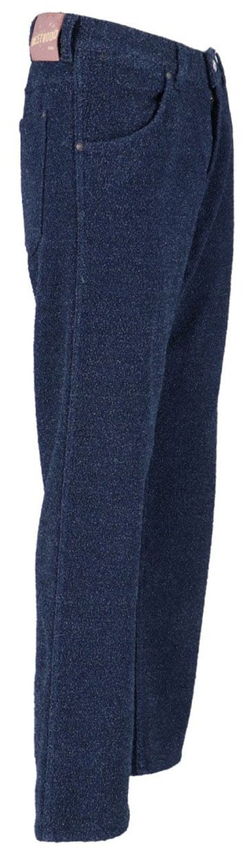 Vivienne Westwood Straight-Leg Trousers With Textured Fabric Blauw