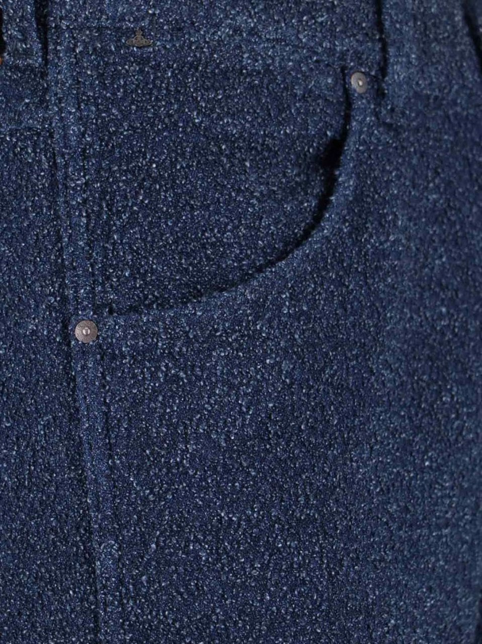 Vivienne Westwood Straight-Leg Trousers With Textured Fabric Blauw