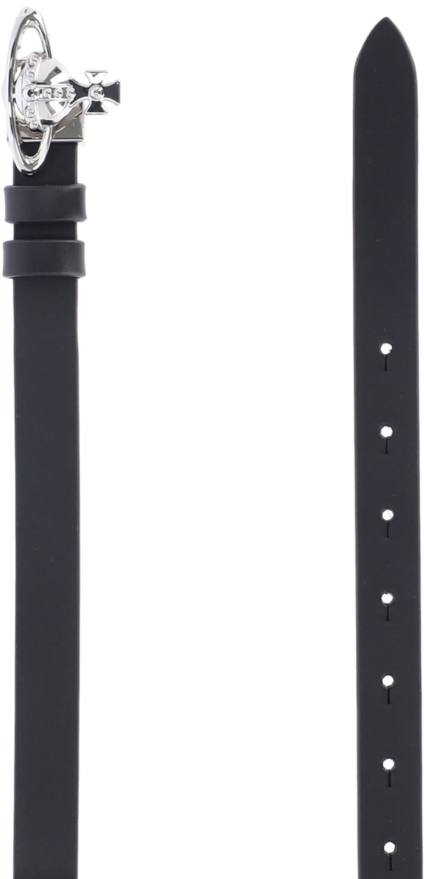Vivienne Westwood "Orb" Belt – Black Zwart