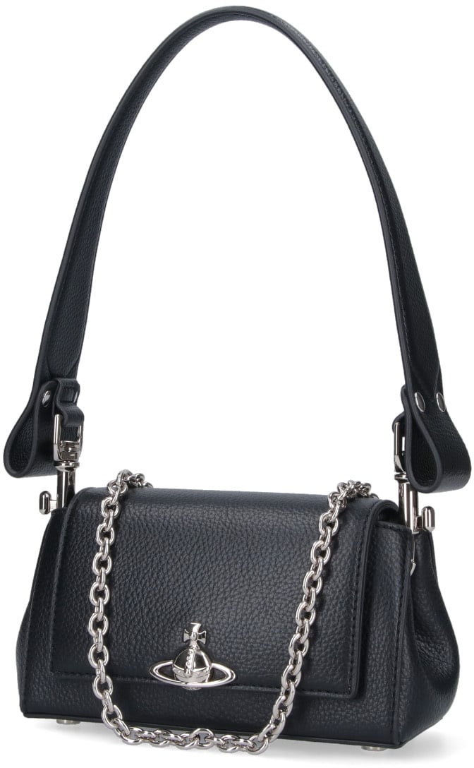 Vivienne Westwood "Hazel" Small Handbag – Black Zwart