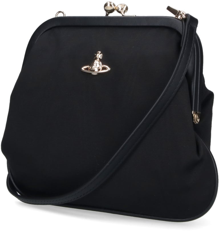 Vivienne Westwood "Granny Frame" Pouch – Black Zwart
