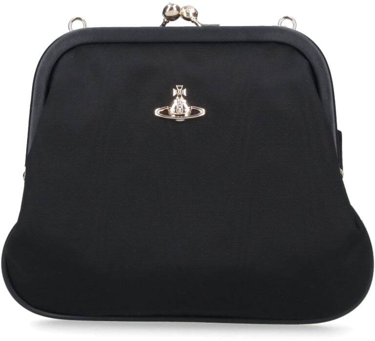 Vivienne Westwood "Granny Frame" Pouch – Black Zwart
