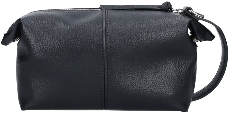 Vivienne Westwood Black Wash Bag Textured PU Pouch Zwart