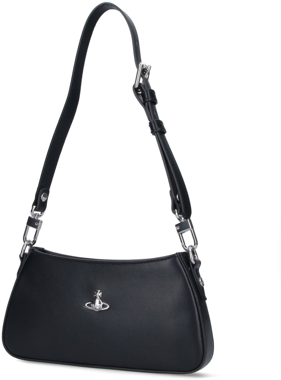 Vivienne Westwood "Tasha" Shoulder Bag – Black Zwart