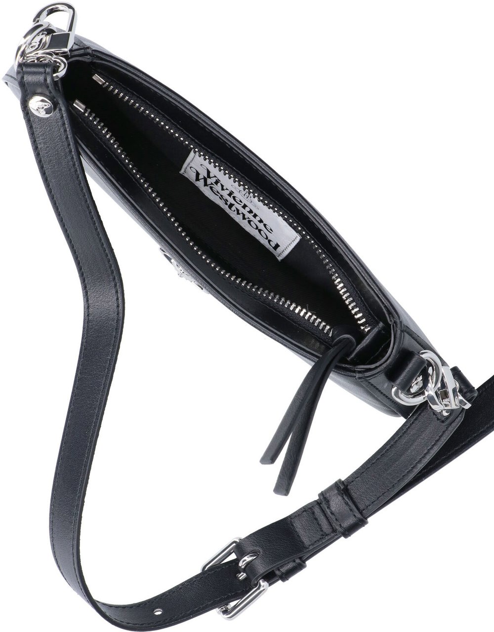 Vivienne Westwood "Tasha" Shoulder Bag – Black Zwart
