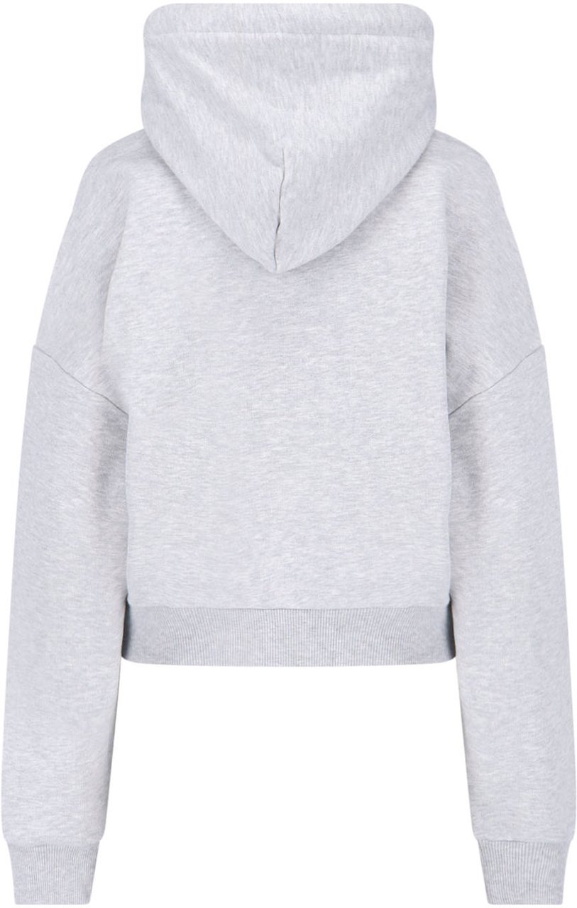 Vivienne Westwood Grey Ashton Crew Neck Knit Hooded Sweatshirt Grijs