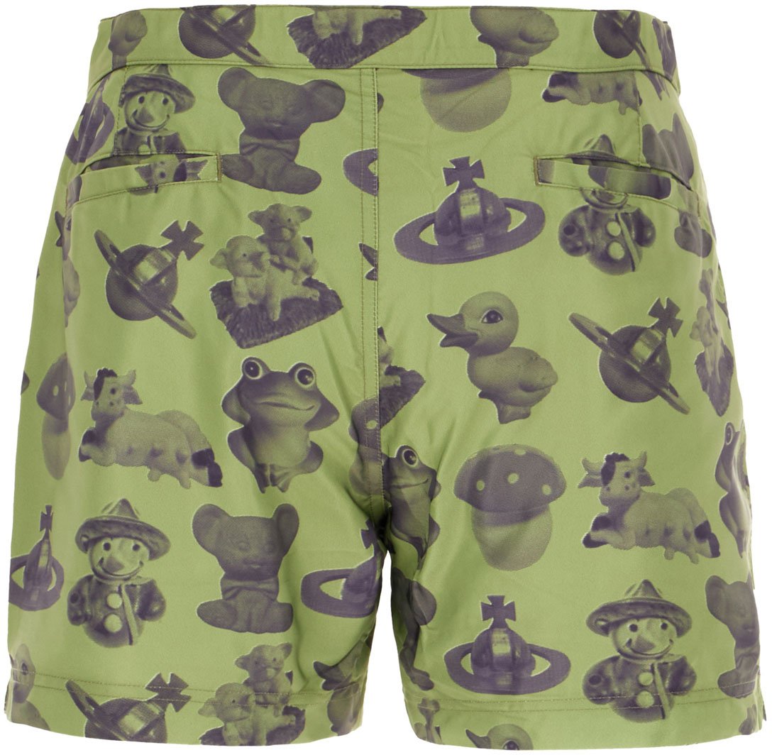 Vivienne Westwood Vivienne Westwood Printed polyester swimming shorts Divers