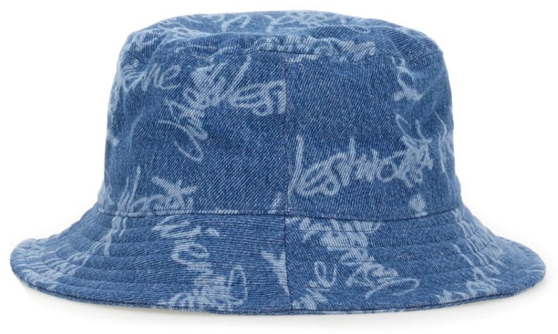 Vivienne Westwood Logo-Embellished Cotton Bucket Hat Blauw