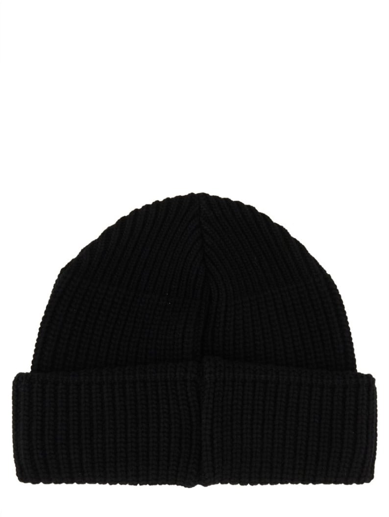 Vivienne Westwood Beanie Hat With Logo Zwart