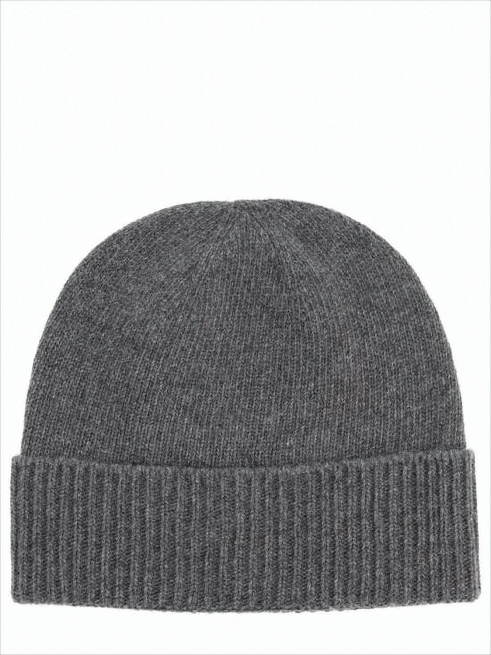 Vivienne Westwood Ribbed Knit Cashmere Beanie Grijs