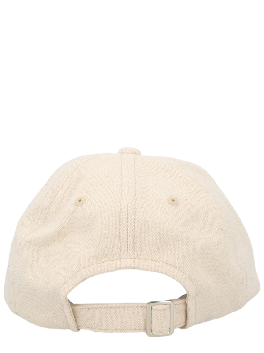 Vivienne Westwood Edgewear Curved Brim Cotton Hat Neutraal