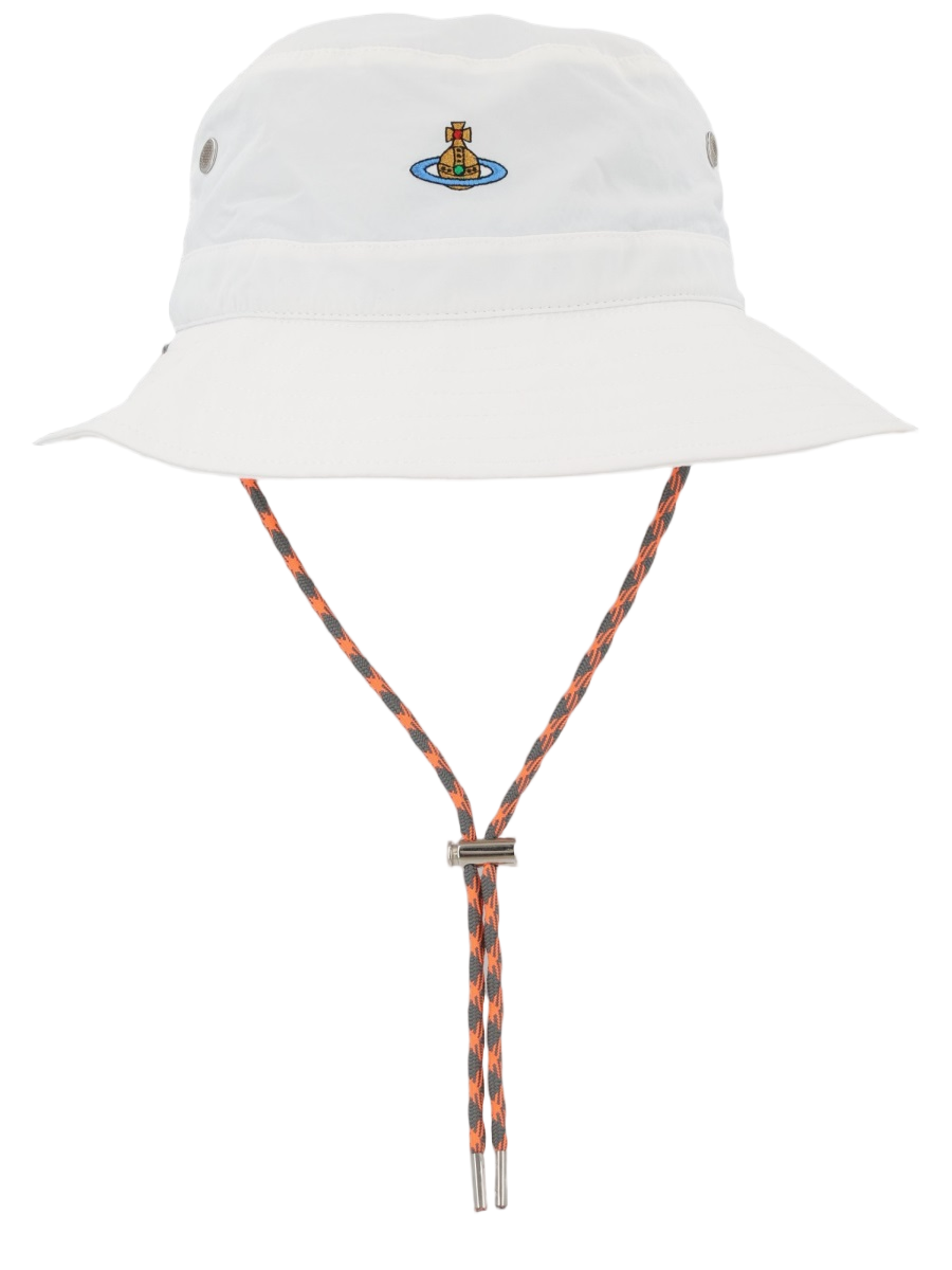 Vivienne Westwood Adventure Lightweight Bucket Hat Wit