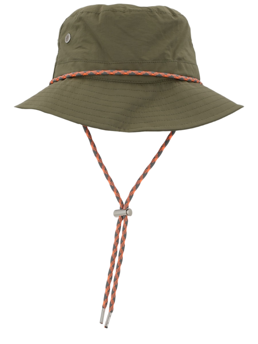 Vivienne Westwood Olive Green Adventure Chin Strap Hat Grijs