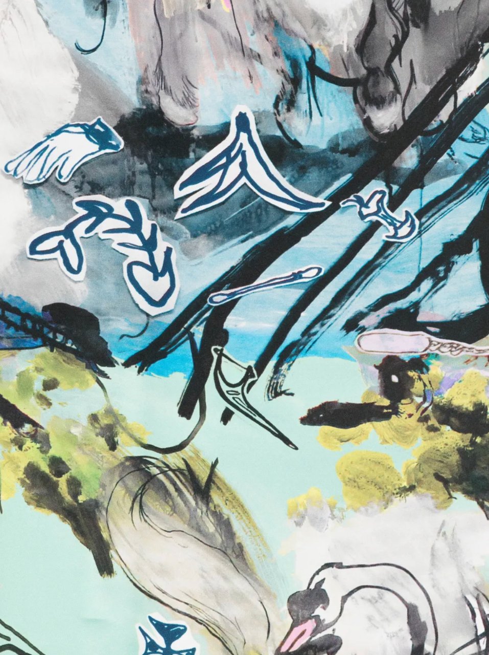 Vivienne Westwood Free World Square 90x90 Aqua Divers