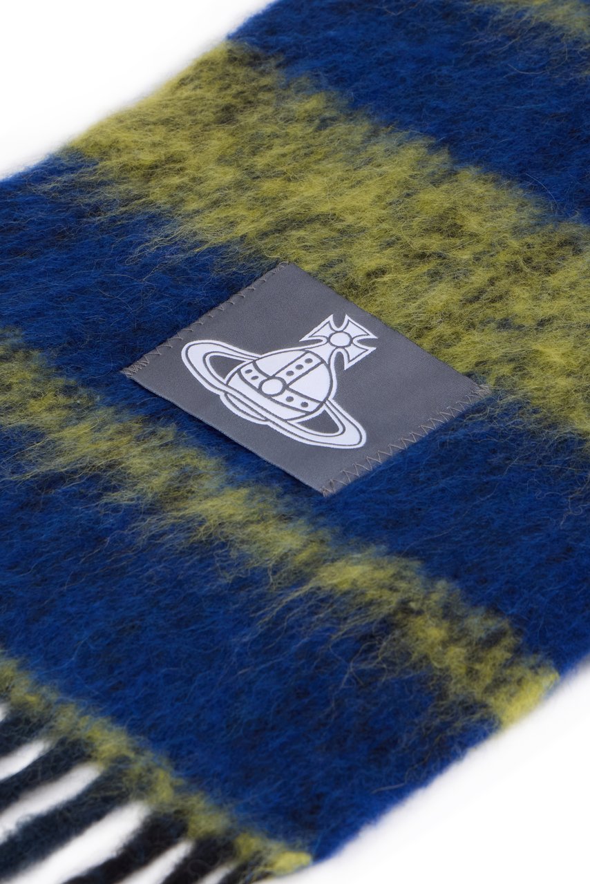 Vivienne Westwood Striped scarf with fringes Divers